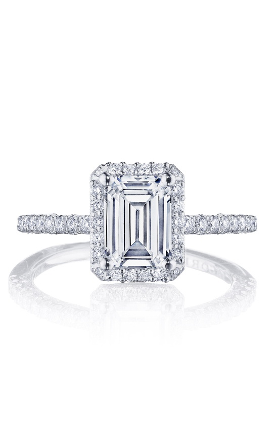 TACORI Petite Crescent Engagement Ring HT257215EC75X55W