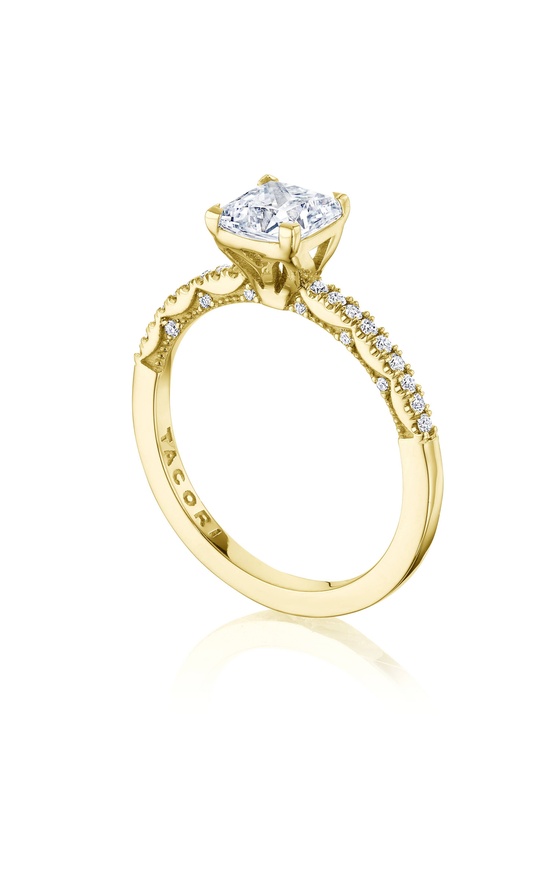 TACORI Sculpted Crescent Engagement Ring P104PR55FY
