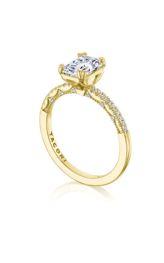 TACORI Sculpted Crescent Engagement Ring P104EC75X55FY