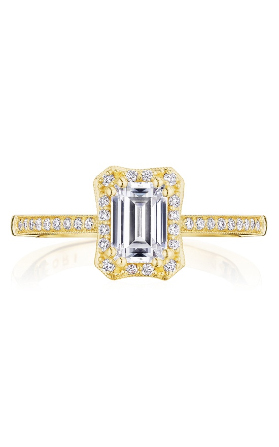 TACORI Sculpted Crescent Engagement Ring P103EC65X45FY