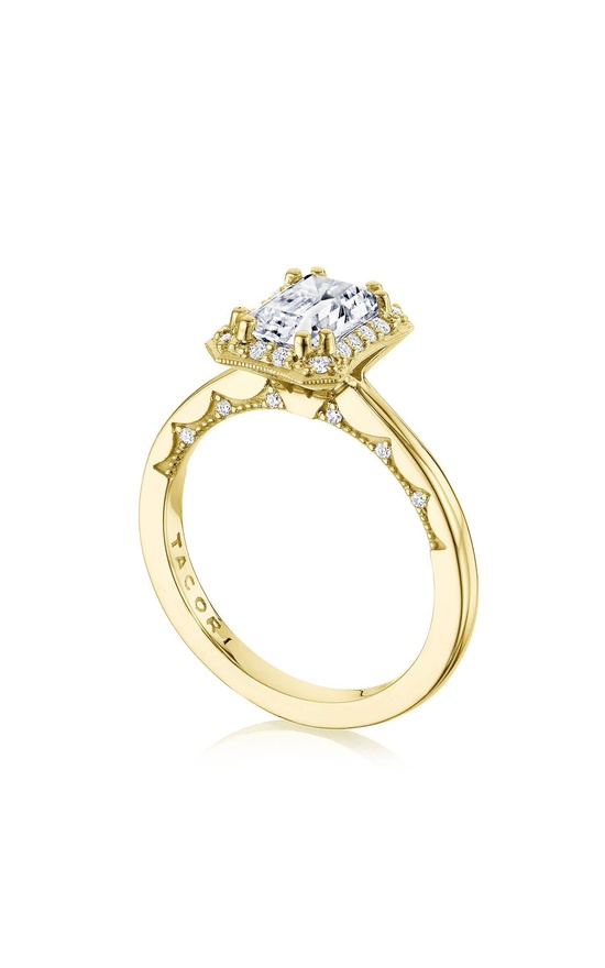 TACORI Sculpted Crescent Engagement Ring P101EC75X55FY