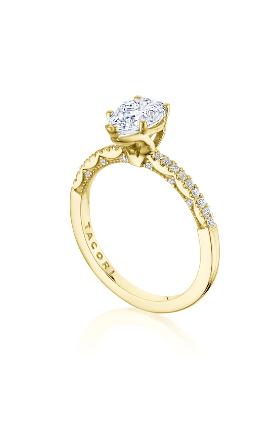 TACORI Sculpted Crescent Engagement Ring P104PS85X55FY