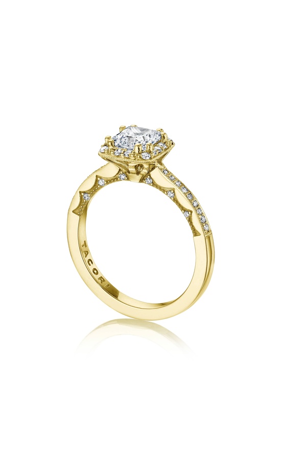 TACORI Sculpted Crescent Engagement Ring P103PR55FY