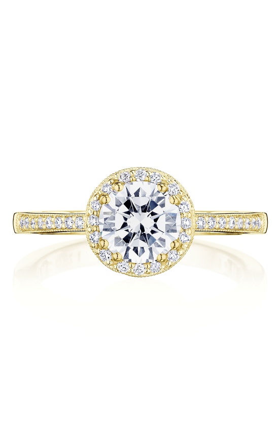 TACORI Sculpted Crescent Engagement Ring P103RD65FY