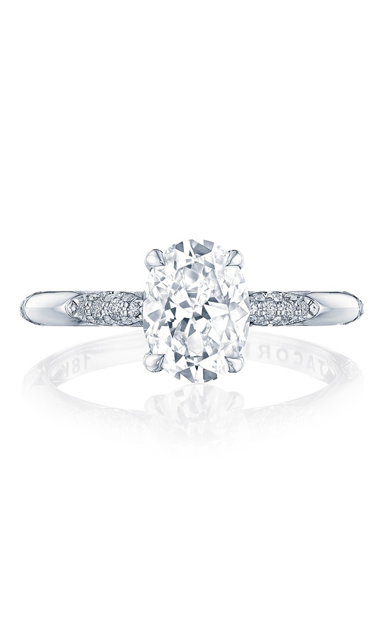 TACORI Founder's Collection Wedding Engagement Ring HT2582OV8x6