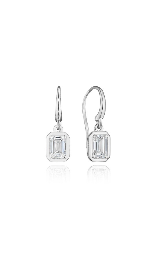 Diamond French Wire Earring - 1ct