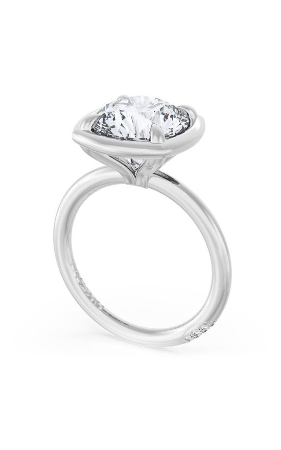 Cushion Solitaire Engagement Ring