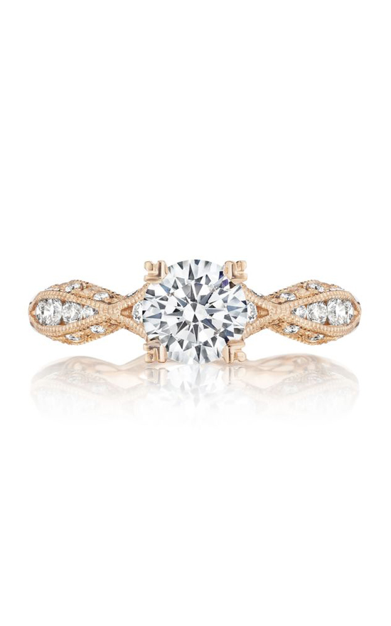 TACORI Classic Crescent Engagement Ring 2578RD6512PK