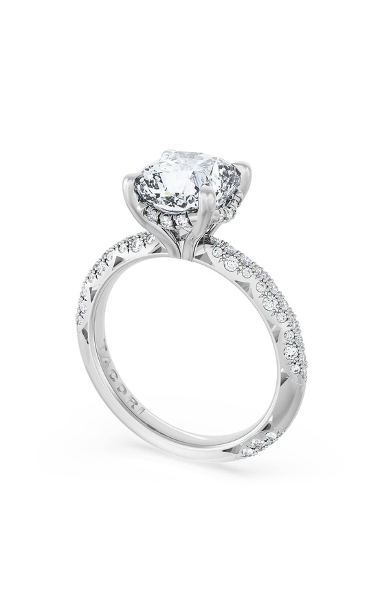 Cushion Bloom Engagement Ring