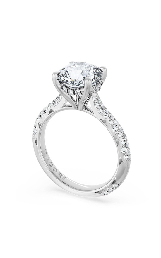 Cushion Bloom Engagement Ring