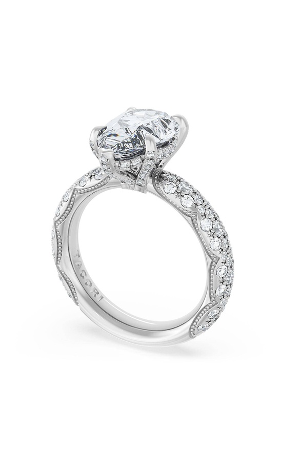 Pear Bloom Engagement Ring