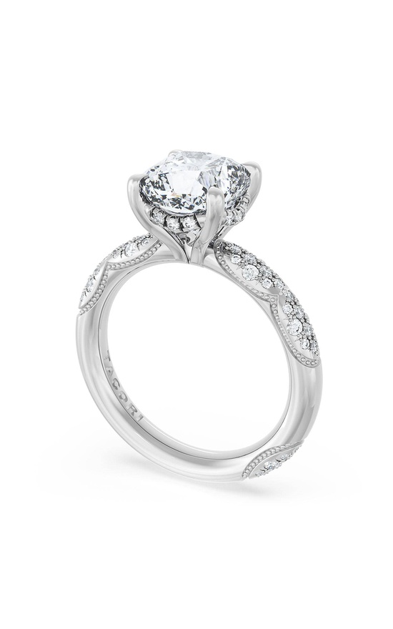 Cushion Bloom Engagement Ring