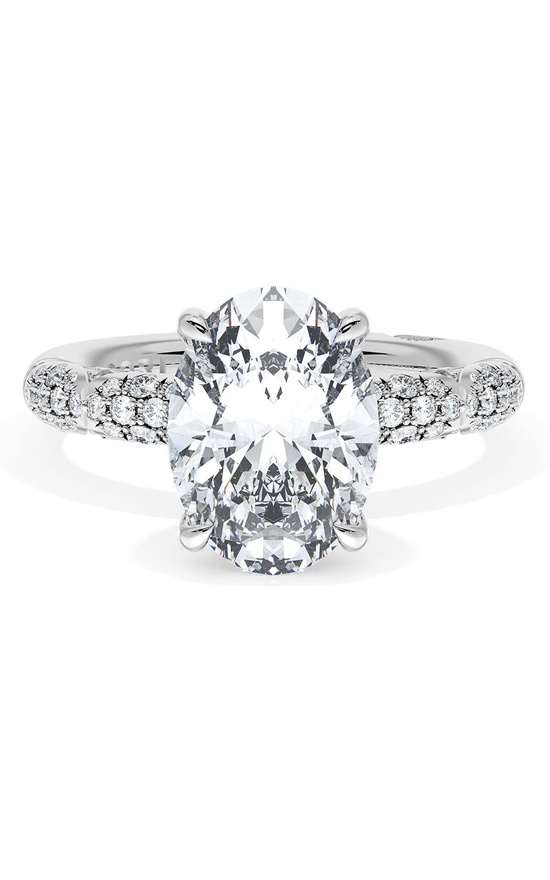 Oval Bloom Engagement Ring