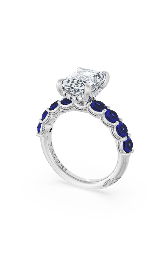 Emerald Solitaire Engagement Ring