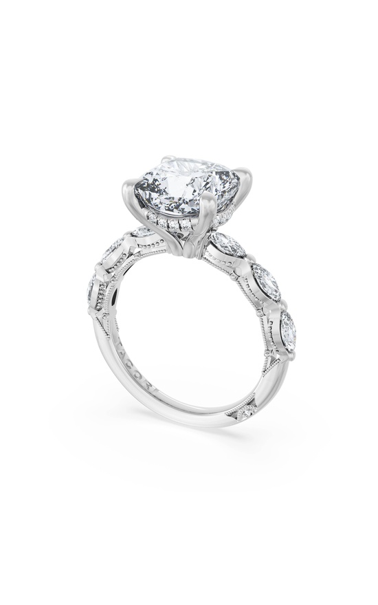 Cushion Solitaire Engagement Ring