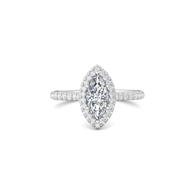 Martin Flyer Flyer Fit Engagement Ring DERMH7MQQ-F-10.5X5MQ