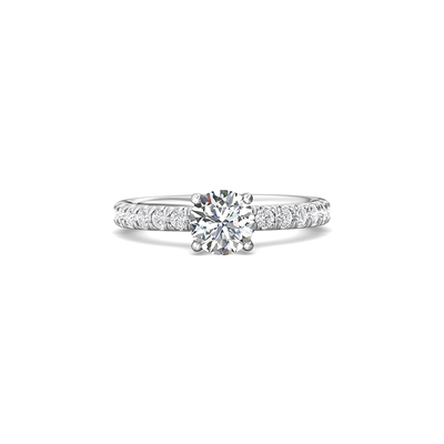 Martin Flyer Flyer Fit Engagement Ring DERM4SQ-F-6.5RD Martin Flyer Flyer Fit Engagement Ring DERM4SQ-F-6.5RD
