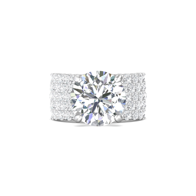 Martin Flyer Flyer Fit Engagement Ring SPRQNTZ-F-12.0RD Martin Flyer Flyer Fit Engagement Ring SPRQNTZ-F-12.0RD