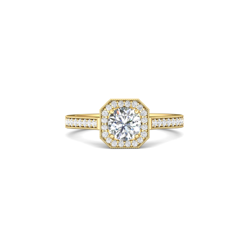 Martin Flyer Flyer Fit Engagement Ring 5204SACYQ-F-5.5RD