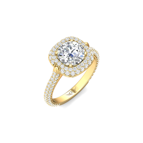 Martin Flyer Flyer Fit Engagement Ring 5211SCUEYZ-F-7.5RD thumbnail 5