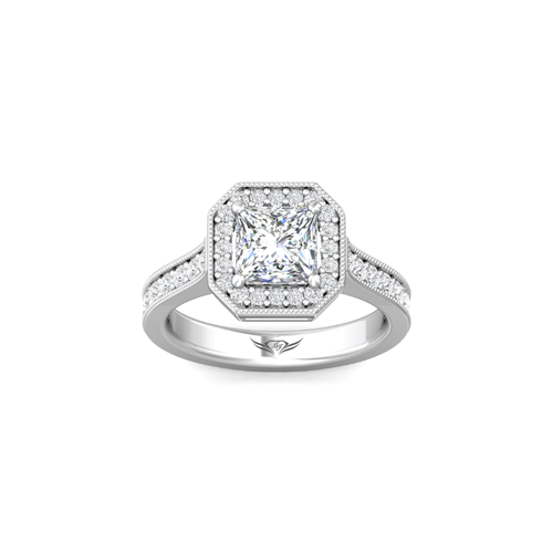 Martin Flyer Flyer Fit Engagement Ring 5204ACZ-F-5.7SQ thumbnail 2