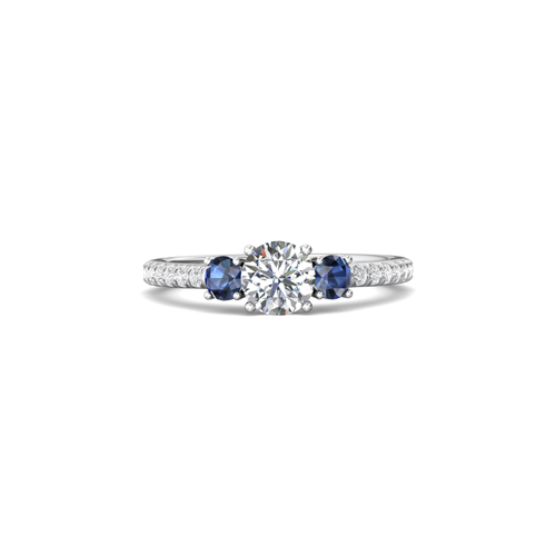 Martin Flyer Flyer Fit Engagement Ring DERT08RDAZ-F-5.7RD thumbnail 1