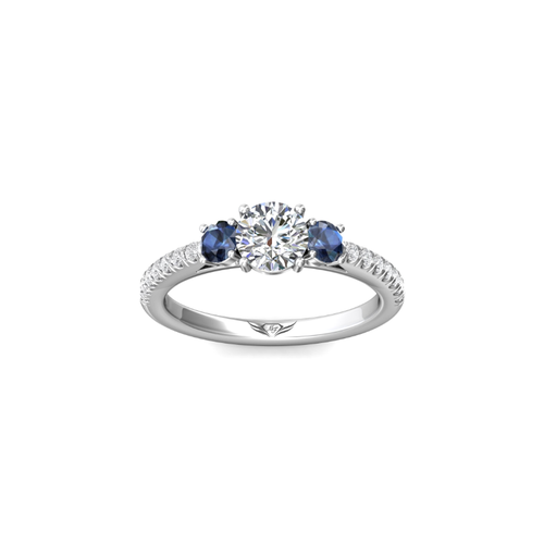 Martin Flyer Flyer Fit Engagement Ring DERT08RDAZ-F-5.7RD thumbnail 2