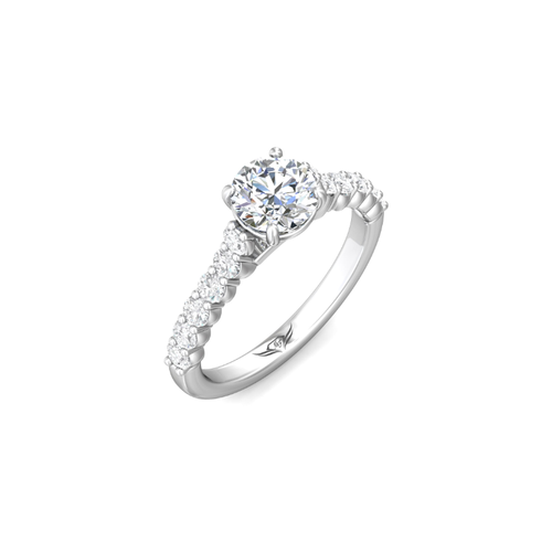 Martin Flyer Flyer Fit Engagement Ring DERSP03XSQ-F-6.5RD thumbnail 5