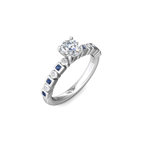 Martin Flyer Flyer Fit Engagement Ring DABM28XSAPL-F-5.7RD thumbnail 5