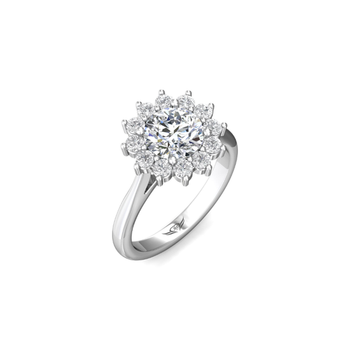 Martin Flyer Flyer Fit Engagement Ring DERMH83PL-F-7.5RD thumbnail 5