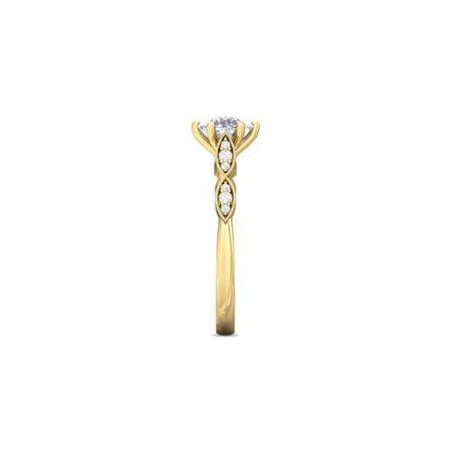 Martin Flyer Flyer Fit Engagement Ring DERM9YQ-F-6.5RD thumbnail 4