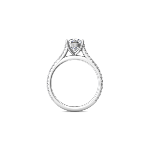Martin Flyer Flyer Fit Engagement Ring DERM30PL-F-7.0RD thumbnail 3