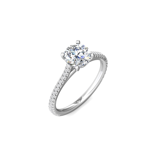 Martin Flyer Flyer Fit Engagement Ring DERM30PL-F-7.0RD thumbnail 5