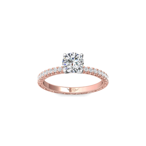 Martin Flyer Flyer Fit Engagement Ring DERM5XSTTPQ-AENG-F-5.7RD thumbnail 2
