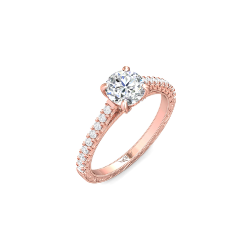 Martin Flyer Flyer Fit Engagement Ring DERM18SRPZ-AENG-F-6.5RD thumbnail 5
