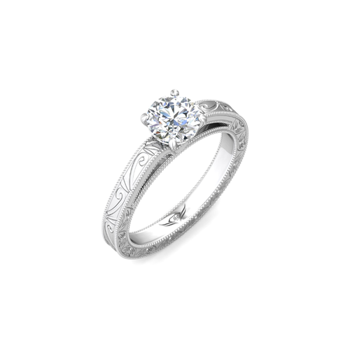 Martin Flyer Flyer Fit Engagement Ring VS01NPL-AENG-6.5RD thumbnail 5