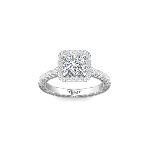 Martin Flyer Flyer Fit Engagement Ring VM03PL-AENG-F-6.0SQ thumbnail 2