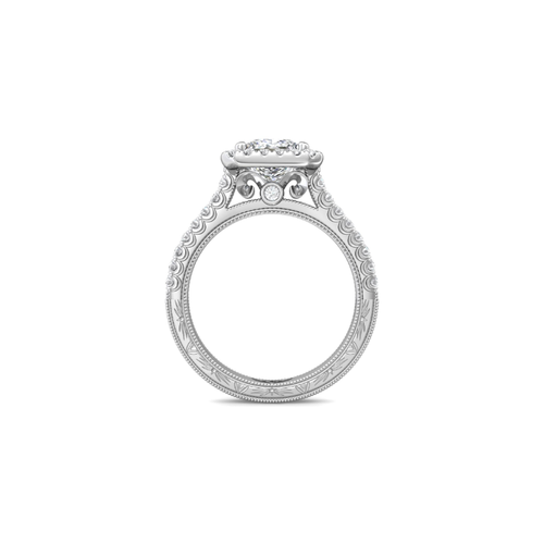 Martin Flyer Flyer Fit Engagement Ring VM03PL-AENG-F-6.0SQ thumbnail 3