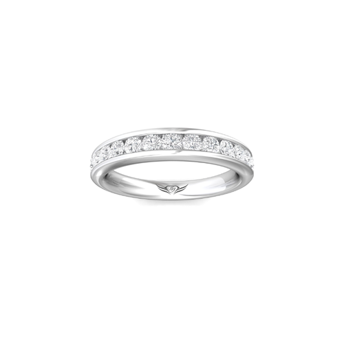 Martin Flyer Channel Wedding Band DWBC1Q-.50-F thumbnail 2