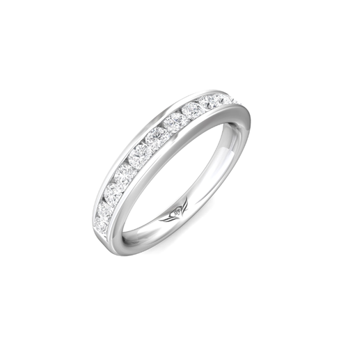 Martin Flyer Channel Wedding Band DWBC1Q-.50-F thumbnail 5
