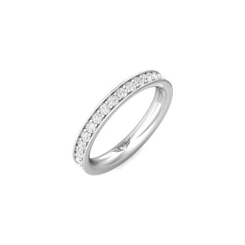 Martin Flyer Eternity Wedding Band DWBFM3Q-1.00-F thumbnail 5