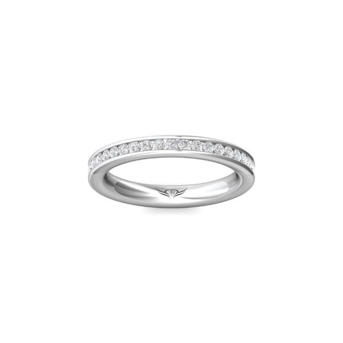 Martin Flyer Eternity Wedding Band DWBFC1Z-.75-F thumbnail 2