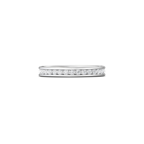 Martin Flyer Eternity Wedding Band DWBFC1PL-1.00-F