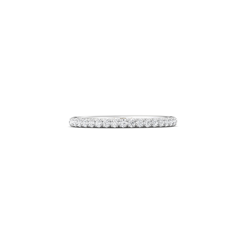 Martin Flyer Micropave Cut Down Wedding Band DWBT03RDQ-F