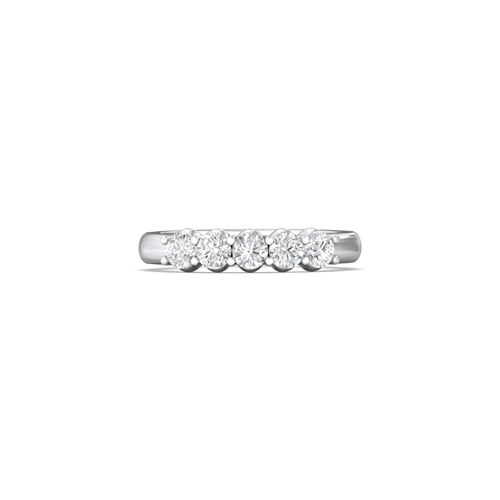 Martin Flyer Shared Prong Wedding Band DWBSP1Q-.75-F