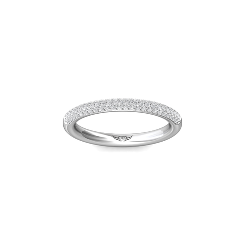Martin Flyer Micropave Wedding Band DWBM19XSQ-F thumbnail 2
