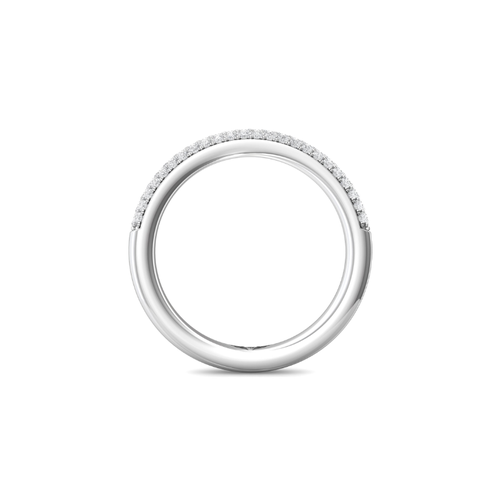 Martin Flyer Micropave Wedding Band DWBM19XSQ-F thumbnail 3