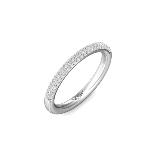 Martin Flyer Micropave Wedding Band DWBM19XSQ-F thumbnail 5