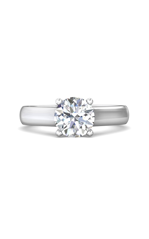 Martin Flyer Engagement Ring Solitaire VS13Q-F-7.5RD  - 14K White Gold