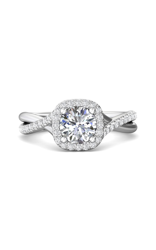 Martin Flyer Split Shank Engagement Ring DERMH13CURQ-F-6.5RD